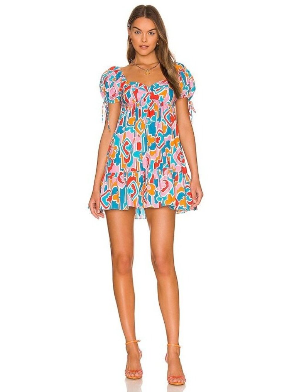 Amanda Uprichard Sicily Dress Multicolor Womens Size Small